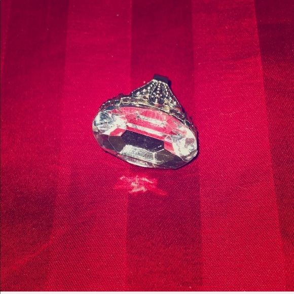 Oval diamond fashion ring adjustable size - Picture 4 of 6